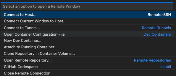 Modify Remote Connection