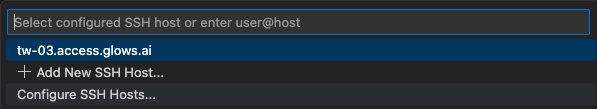 Configure SSH Hosts