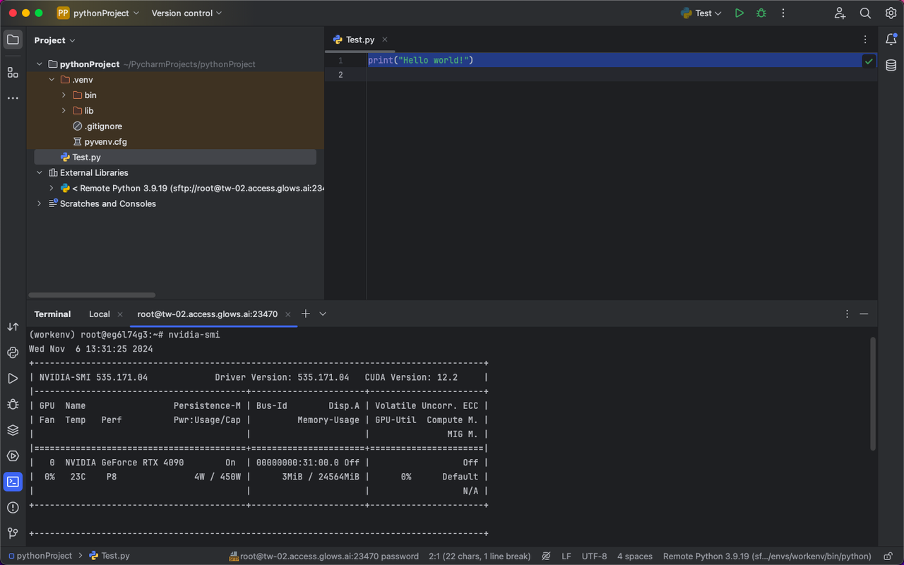 New Terminal