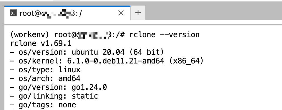 Rclone Version
